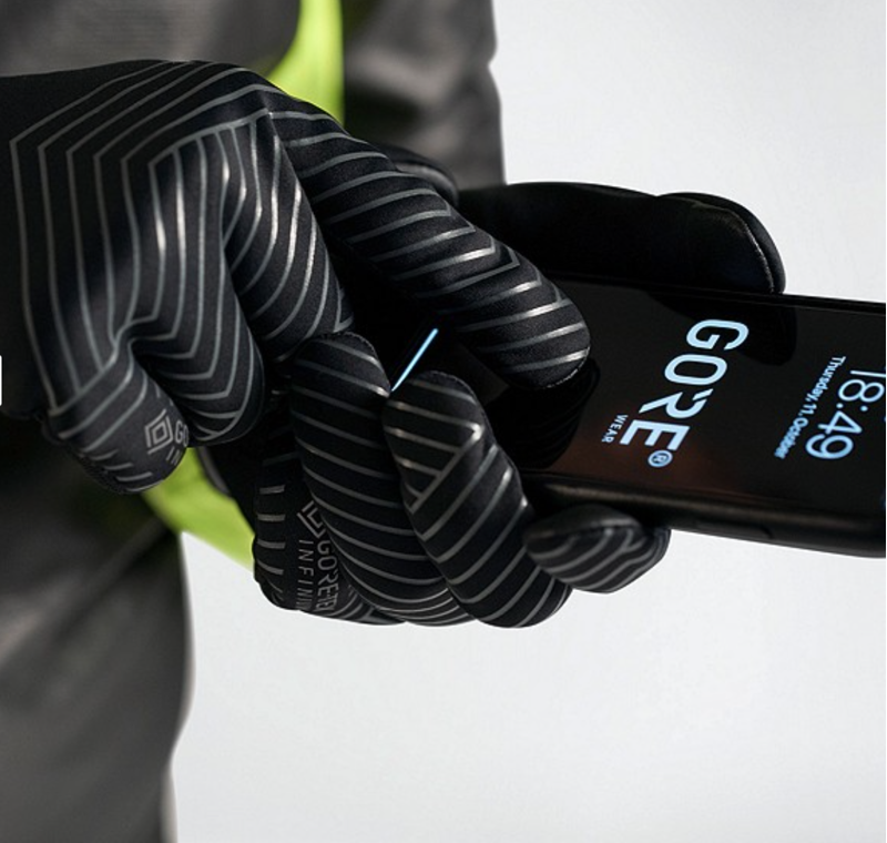 Gore GTX Infinium Stretch Mid Gloves Black/Grey-4